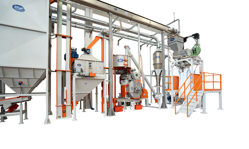 Complete pellet plant: production and packaging 1